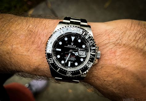 rolex sd43 thickness|Rolex sea dweller 43mm review.